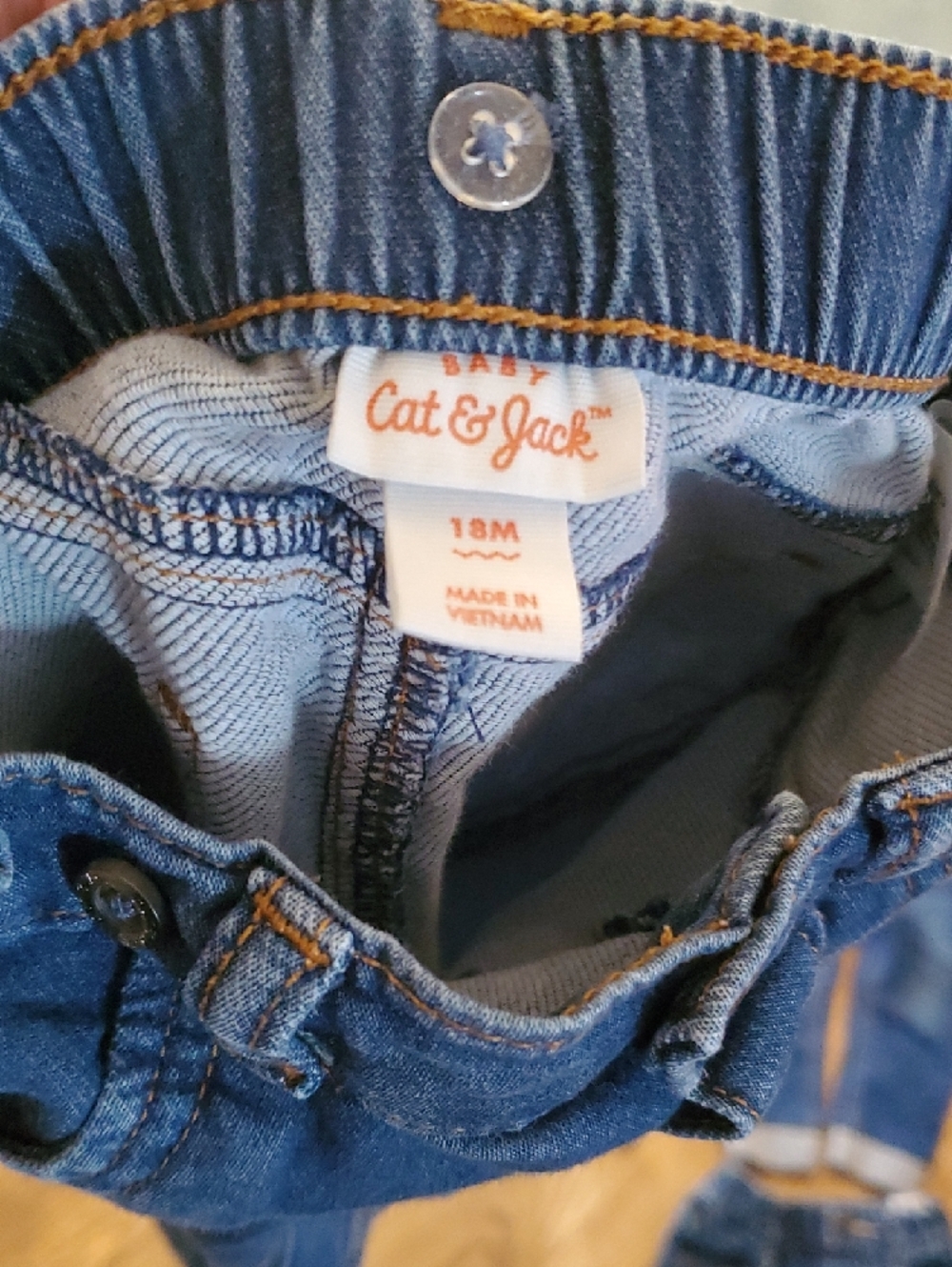 Cat & Jack Boys Blue Denim Jogger & Jeans Set - Picture 6 of 13